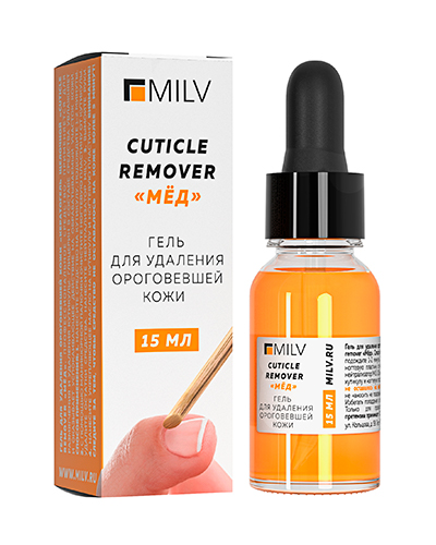Средство для ногтей Кератогель щелочной «CUTICLE REMOVER «МЁД». 15 мл картинка