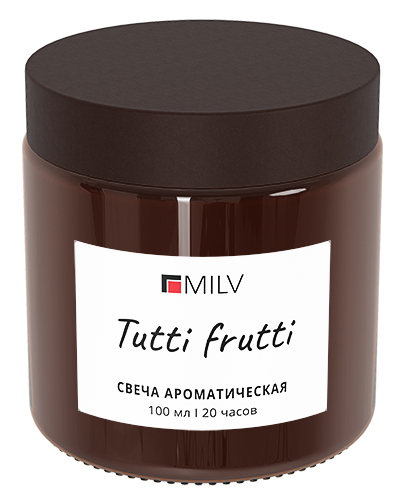 Свеча ароматическая "TUTTI FRUTTI". 100 мл