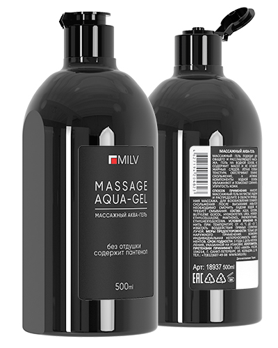 Массажный аква-гель БЕЗ ОТДУШКИ. 500 мл