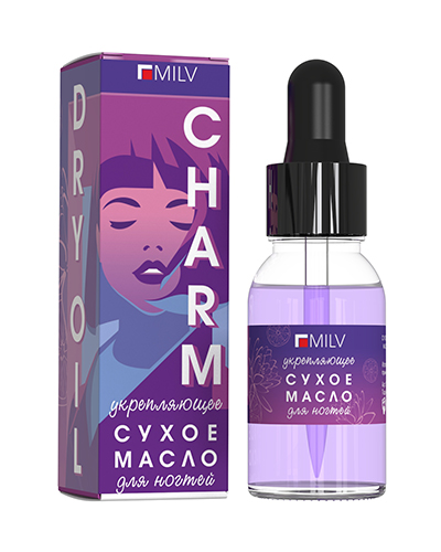 Средство для ногтей Сухое укрепляющее масло для ногтей «CHARM». 15 мл картинка
