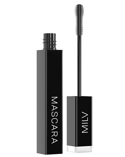 Тушь для ресниц удлиняющая ультрачёрная (силиконовая грушевидная кисть). Тон 1. 15 мл