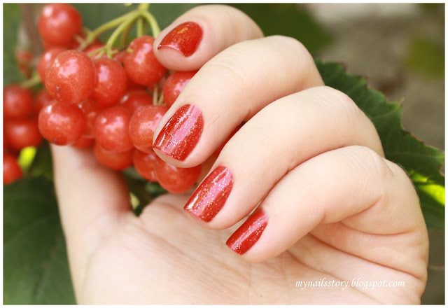 Krimle One step gel polish № 9 + слайдер-дизайн Milv S46
