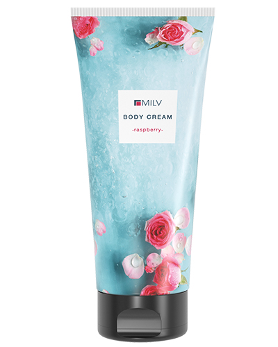 Увлажняющий крем для тела "МАЛИНА". 200 мл