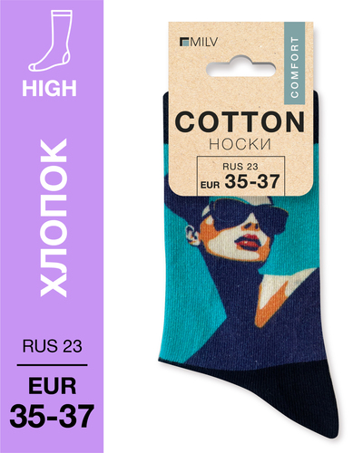 104 High. Носки Хлопок. A 30 RUS 23/EUR 35-37