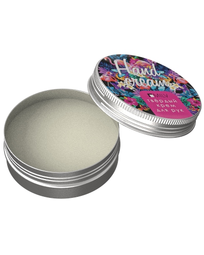 Твердый крем для рук на пчелином воске Защитный 45 г «Розовые мечты»