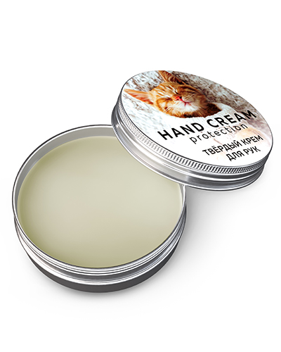 Твердый крем для рук на пчелином воске Защитный 30 мл "АБРИКОСОВЫЙ ЦВЕТ"
