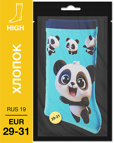 107 High. Носки детские Хлопок. K-05 RUS 19/EUR 29-31