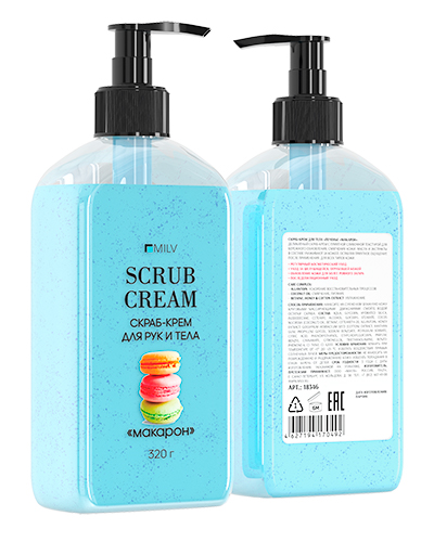 Скраб-крем для тела «Печенье «Макарон». 320 г