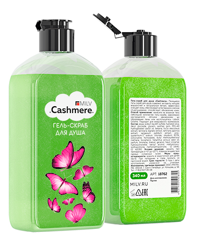 Гель-скраб для душа "CASHMERE". 340 мл