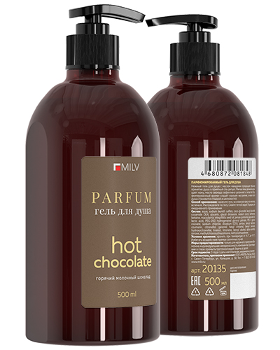 Парфюмированный гель для душа. HOT CHOCOLATE. 500 мл