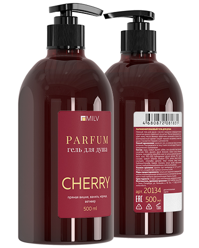 Парфюмированный гель для душа. CHERRY. 500 мл