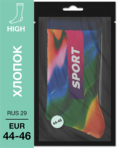 107 High. Носки Хлопок. S-01 RUS 29/EUR 44-46