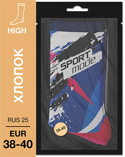107 High. Носки Хлопок. S-04 RUS 25/EUR 38-40
