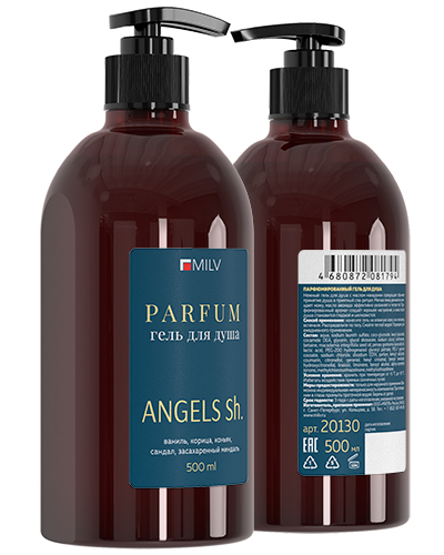 Парфюмированный гель для душа. ANGELS Sh. 500 мл