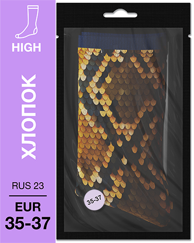 107 High. Носки Хлопок. M-02 RUS 23/EUR 35-37