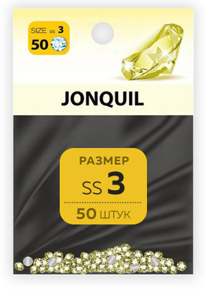 Стразы Стразы SS №3 JONQUIL (50 шт.) картинка
